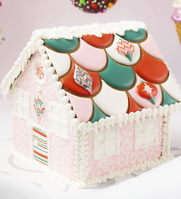 Winter DIY gingerbread house