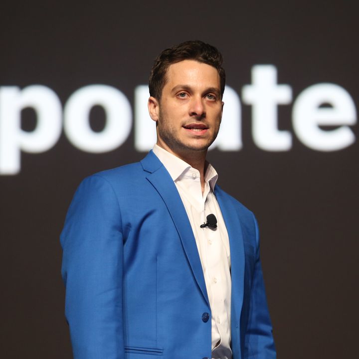 Keynote speaker Corporate Bro on stage at an event